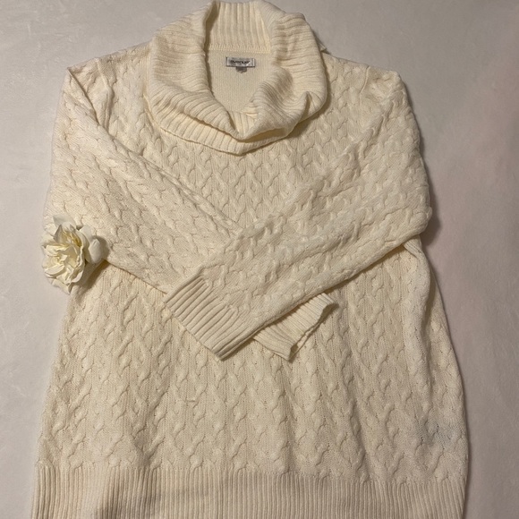 Cream Cowl Neck Sweater - Picture 5 of 9